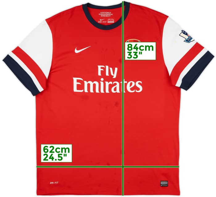 2012-14 Arsenal Home Shirt - 5/10 - (XXL)