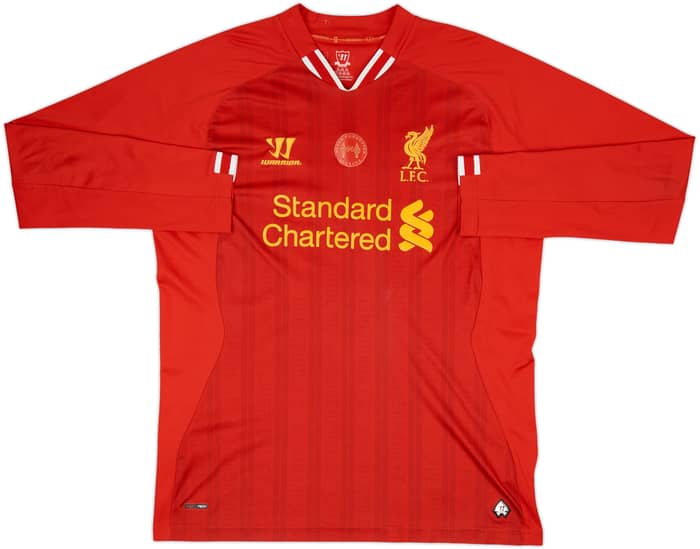 2013-14 Liverpool Home L/S Shirt Suarez #7 - 6/10 - (XL)