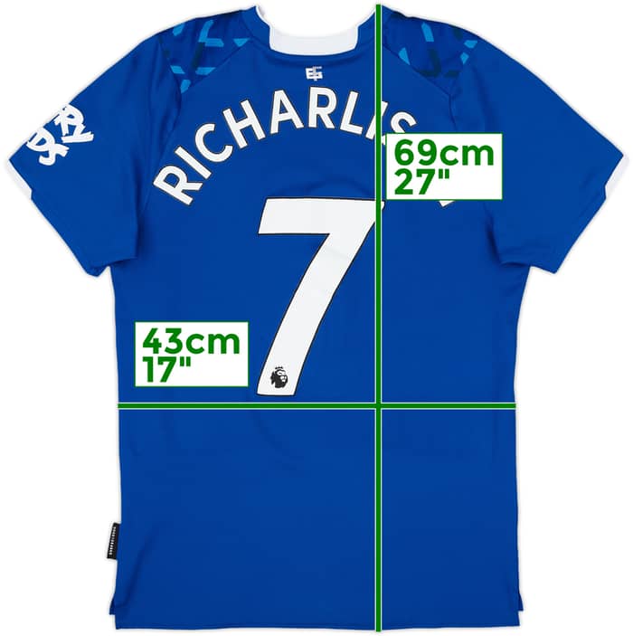 2019-20 Everton Home Shirt Richarlison #7 - 6/10 - (S)