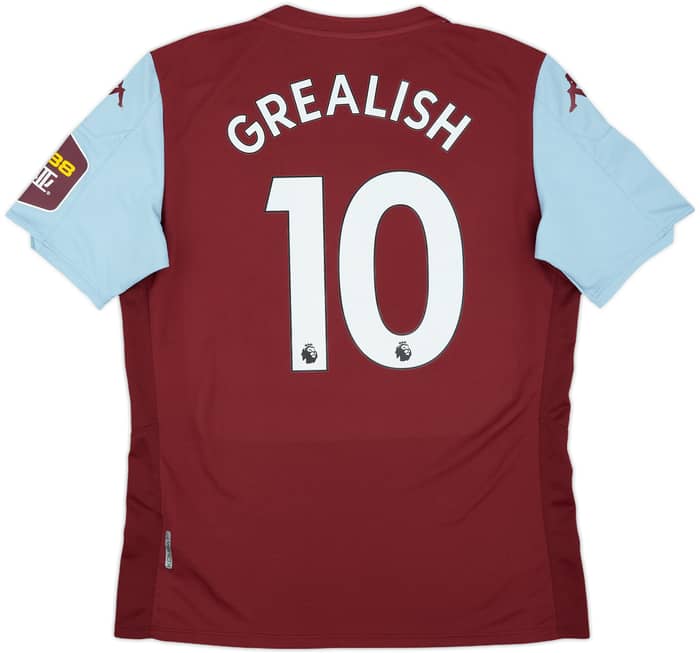 2019-20 Aston Villa Home Shirt Grealish #10 - 8/10 - (XL)