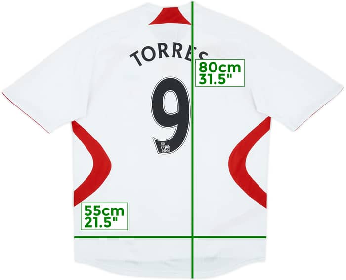 2007-08 Liverpool Away Shirt Torres #9 - 7/10 - (L)