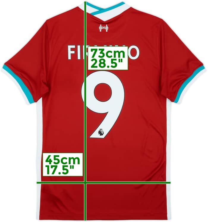 定期入れの #9 Firmino Shirt Home Liverpool 2020-21 - (S) - 7/10 ウェア