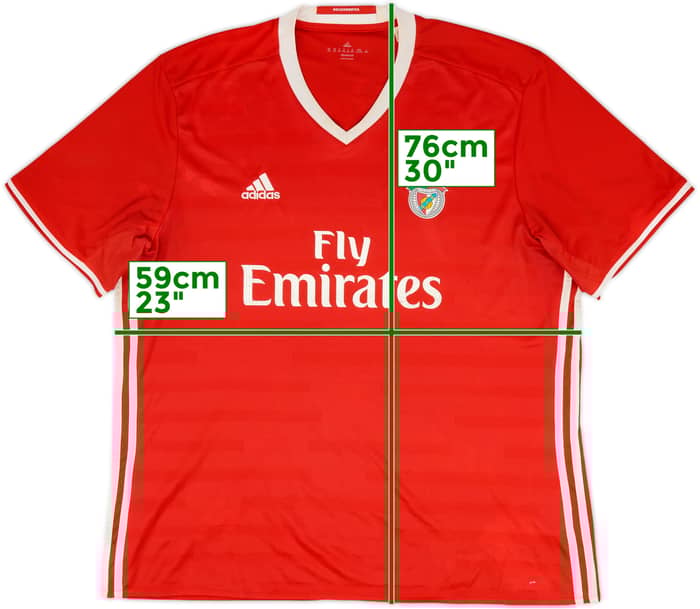 2016-17 Benfica Home Shirt - 4/10 - (XXL)