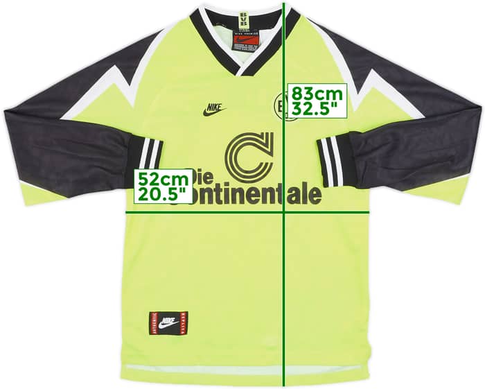 1995-96 Borussia Dortmund Home L/S Shirt - 8/10 - (L.Boys)