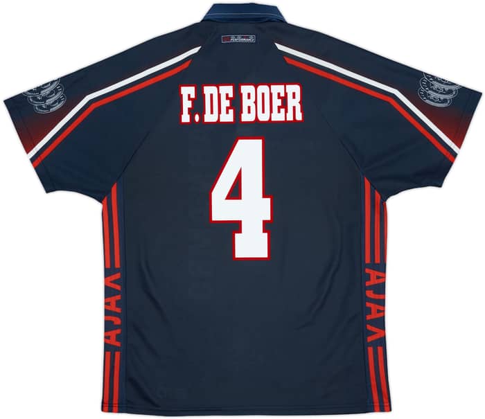 1997-98 Ajax Away Shirt F.De Boer #4 - 10/10 - (L)