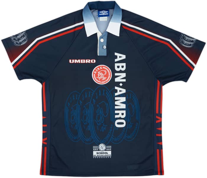 1997-98 Ajax Away Shirt F.De Boer #4 - 10/10 - (L)