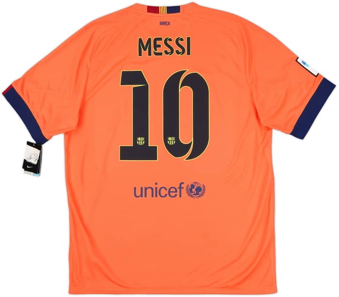 2014-15 Barcelona Away Shirt Messi #10 (XL)