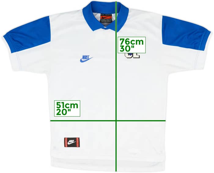 1995-96 Lyon Prototype Home Shirt - 7/10 - (S)