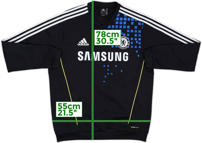 2011-12 Chelsea adidas Sweat Top - 7/10 - (L/XL)