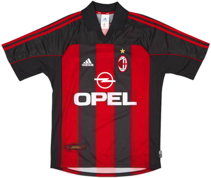 2000-02 AC Milan Home Shirt Maldini #3 - 10/10 - (S)