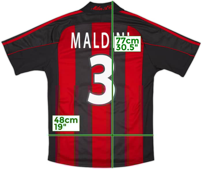 ミラン Milan home ユニフォーム 3 MALDINI