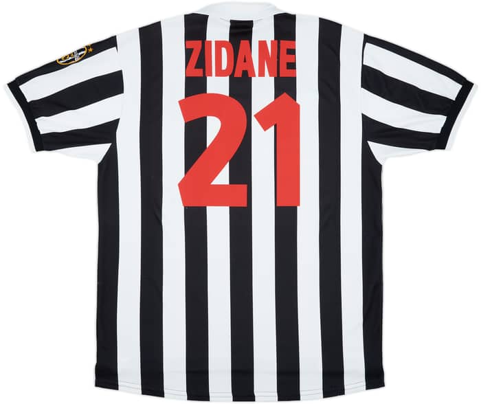 1998-99 Juventus Home Shirt Zidane #21 - 8/10 - (XXL)