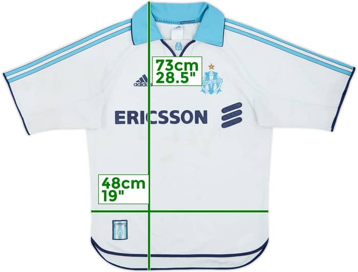 1999-00 Olympique Marseille Home Shirt - 5/10 - (S)