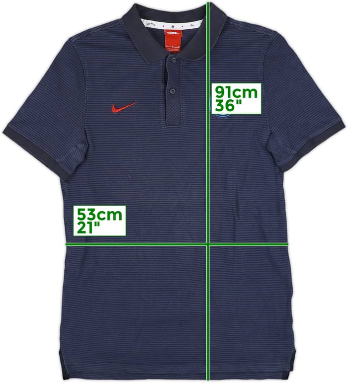 2016-17 Paris Saint-Germain Nike Polo Shirt - 6/10 - (M)