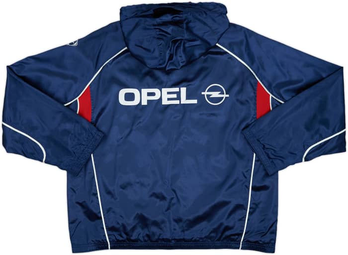 Vtg 90s Youth Nike Opel Paris Saint Germain Soccer Silver