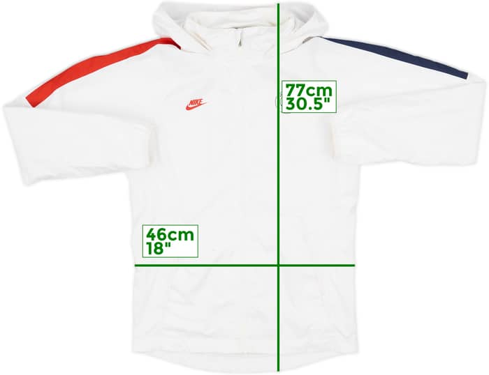 2019-20 Paris Saint-Germain Nike Hooded Track Jacket - 5/10 - (S)