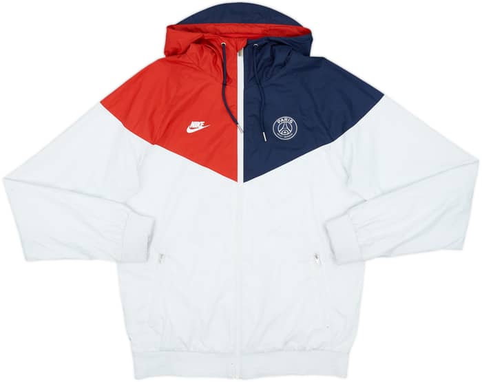 2019-20 Paris Saint-Germain Nike Hooded Track Jacket - 6/10 - (S)