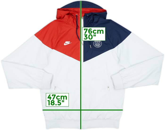 2019-20 Paris Saint-Germain Nike Hooded Track Jacket - 6/10 - (S)