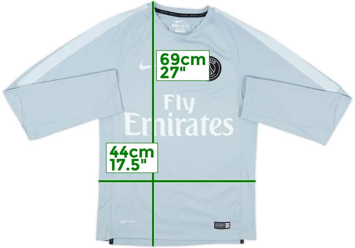 2015-16 Paris Saint-Germain Nike Training L/S Shirt - 8/10 - (S)