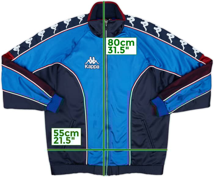 1995-96 Kappa Template Track Jacket (Barcelona) - 9/10 - (L)