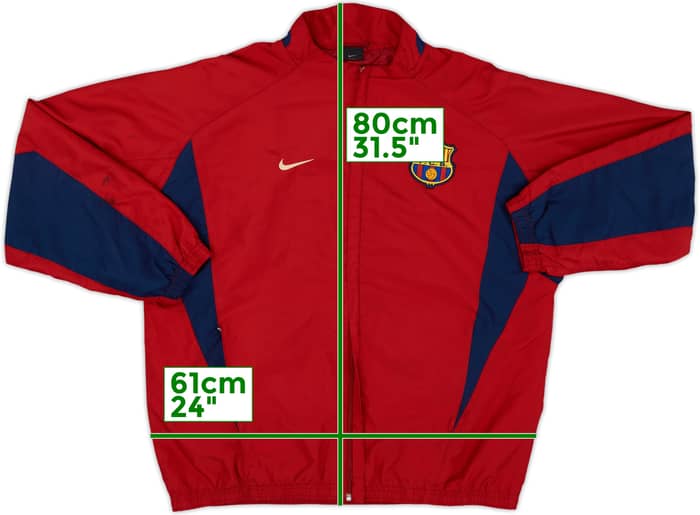 2002-03 Barcelona Nike Track Jacket - 6/10 - (L)