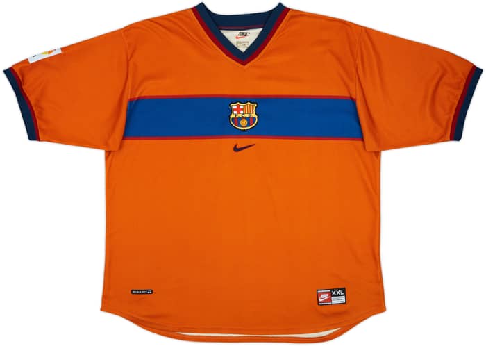 1998-00 Barcelona Third Shirt Xavi #26 - 7/10 - (XXL)
