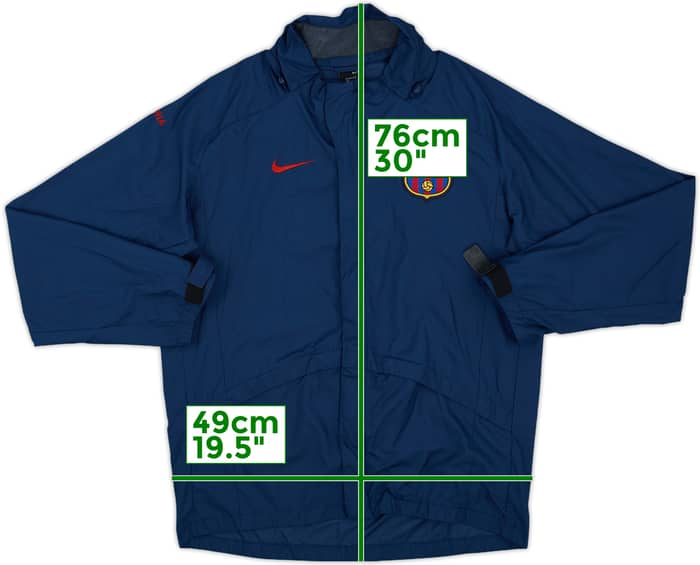 2006-07 Barcelona Nike Rain Jacket - 9/10 - (S)