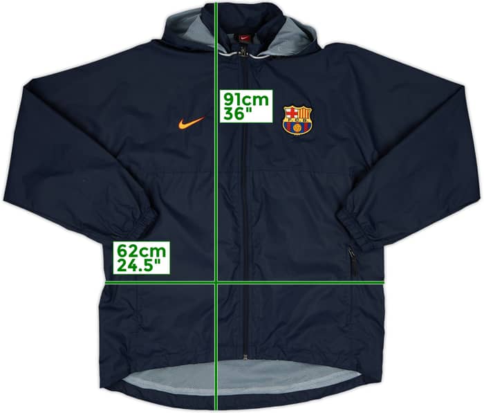 1998-99 Barcelona Nike Hooded Track Jacket - 7/10 - (L)