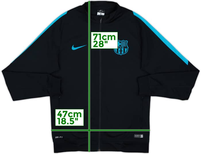 2015-16 Barcelona Nike Track Jacket - 9/10 - (M)