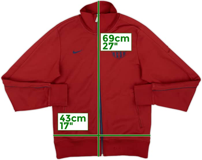 2012-13 Barcelona Nike N98 Track Jacket - 4/10 - (S)