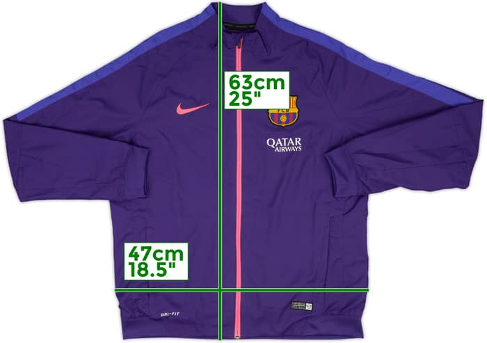 2015-16 Barcelona Nike Track Jacket - 9/10 - (L)