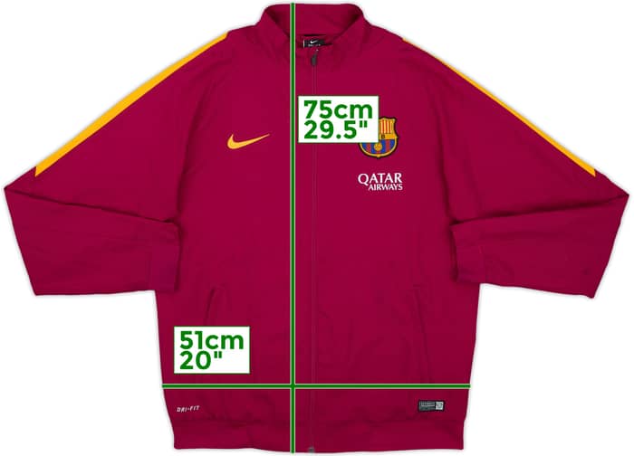 2016-17 Barcelona Nike Track Jacket - 9/10 - (L)