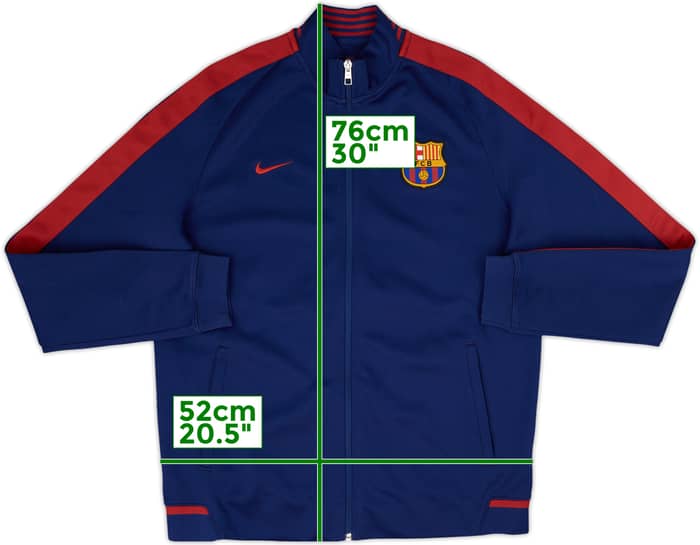 2015-16 Barcelona Nike Track Jacket - 8/10 - (L)