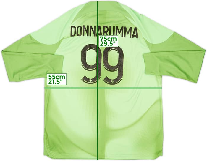 2022-23 Paris Saint-Germain GK Shirt Donnarumma #99 - 10/10 - (XL)