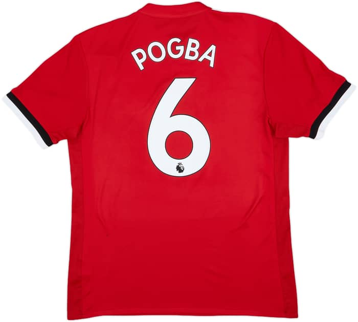 2017-18 Manchester United Home Shirt Pogba #6 - 6/10 - (M)