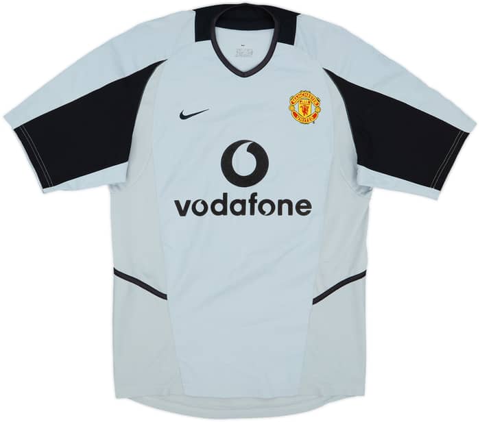 2002-04 Manchester United GK S/S Shirt Barthez #1 - 8/10 - (M)