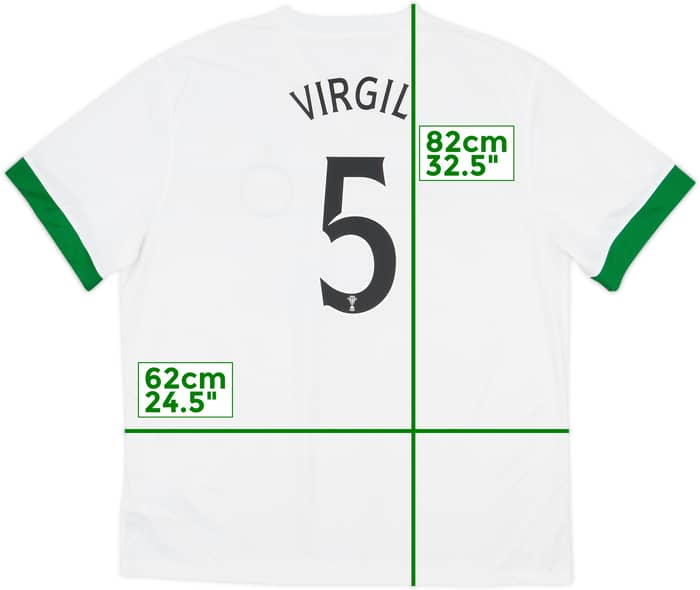 2014-15 Celtic European Third Shirt Virgil #5 - 8/10 - (XXL)