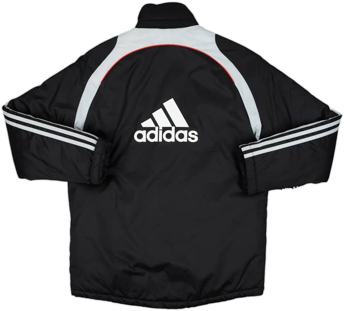 2008-09 Liverpool adidas Padded Bench Coat - 6/10 - (XL.Boys)