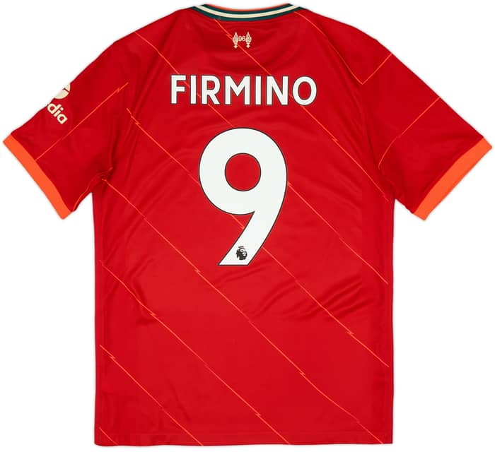 2021-22 Liverpool Home Shirt Firmino #9 - 7/10 - (M)