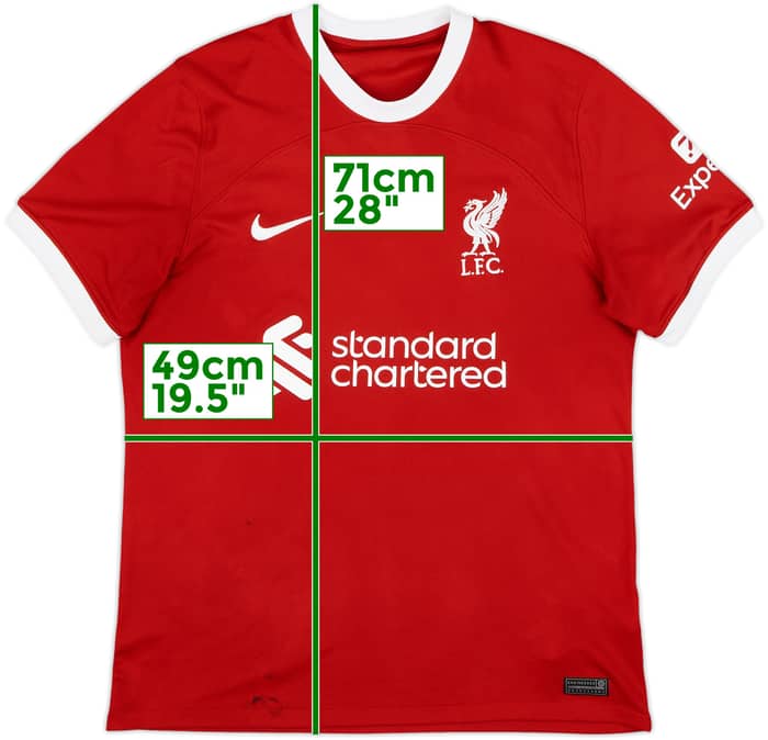 2023-24 Liverpool Home Shirt - 6/10 - (M)
