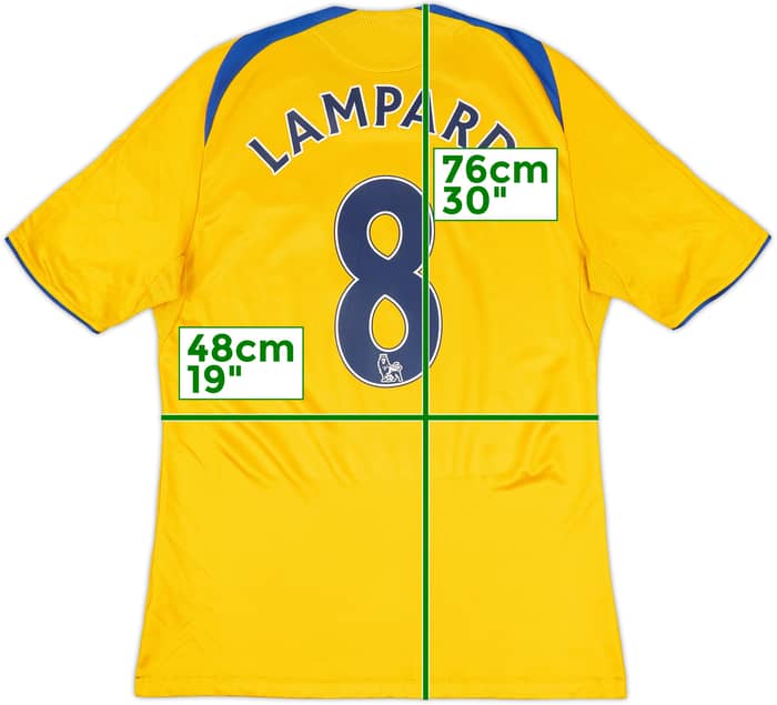 2008-09 Chelsea Third Shirt Lampard #8 - 7/10 - (M)