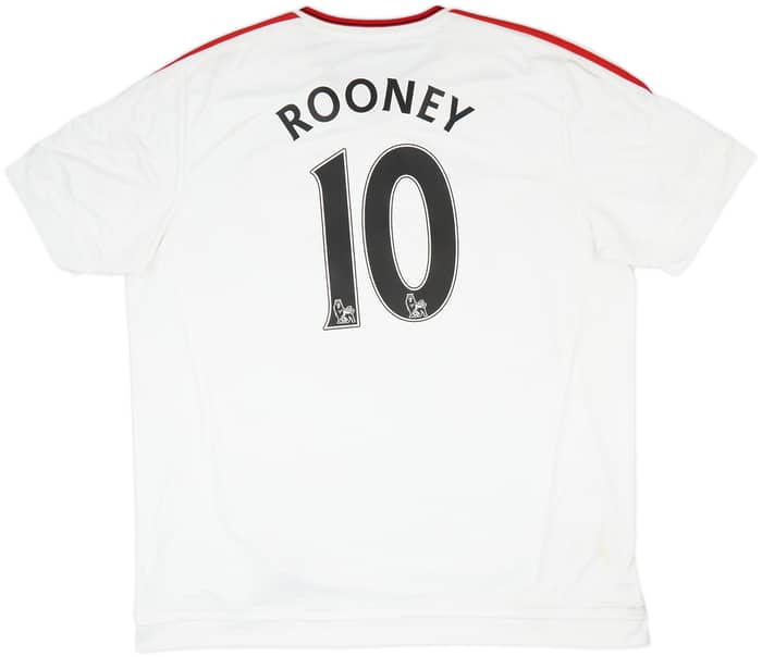 2015-16 Manchester United Away Shirt Rooney #10 - 7/10 - (XXL)