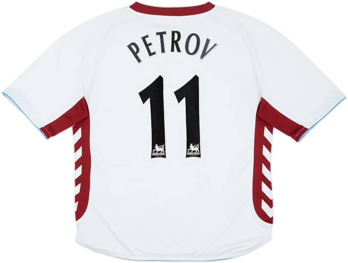 2006-07 Aston Villa Away Shirt Petrov #11 - 5/10 - (L)