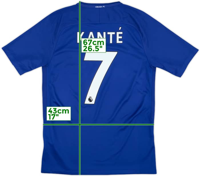2017-18 Chelsea Home Shirt Kante #7 - 10/10 - (M)