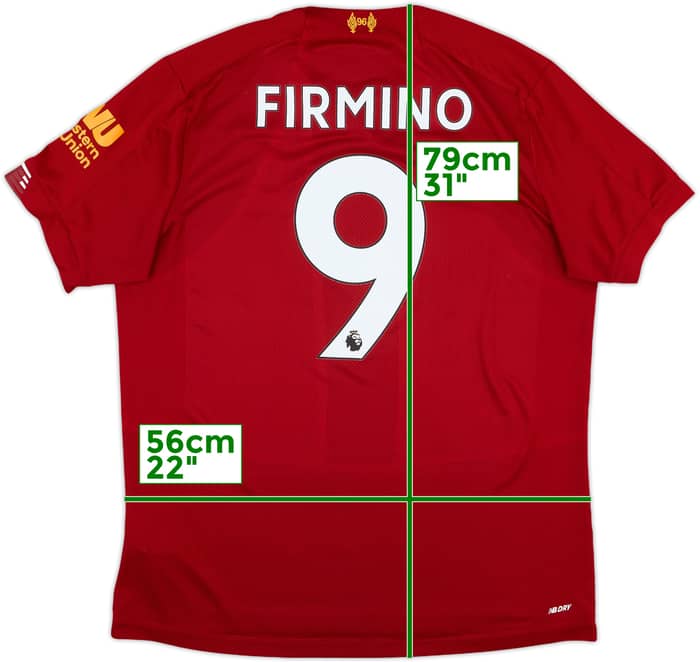 2019-20 Liverpool Home Shirt Firmino #9 - 6/10 - (L)