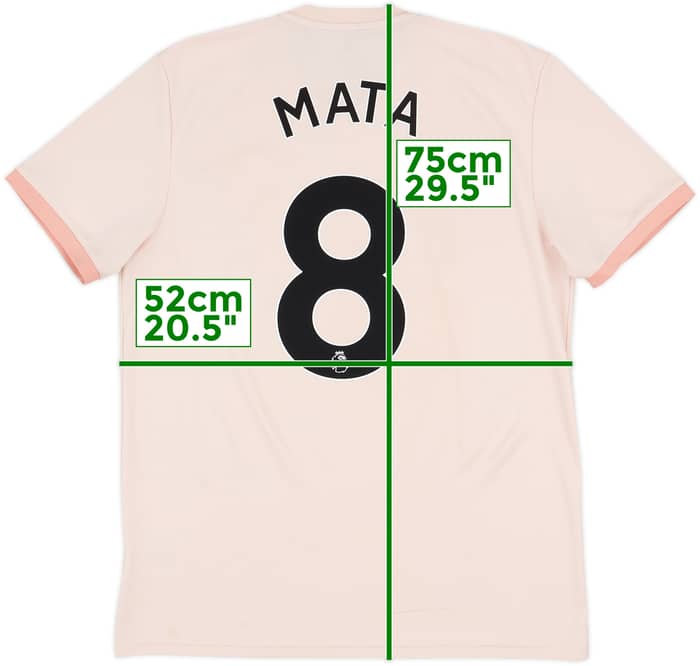 2018-19 Manchester United Away Shirt Mata #8 - 7/10 - (L)