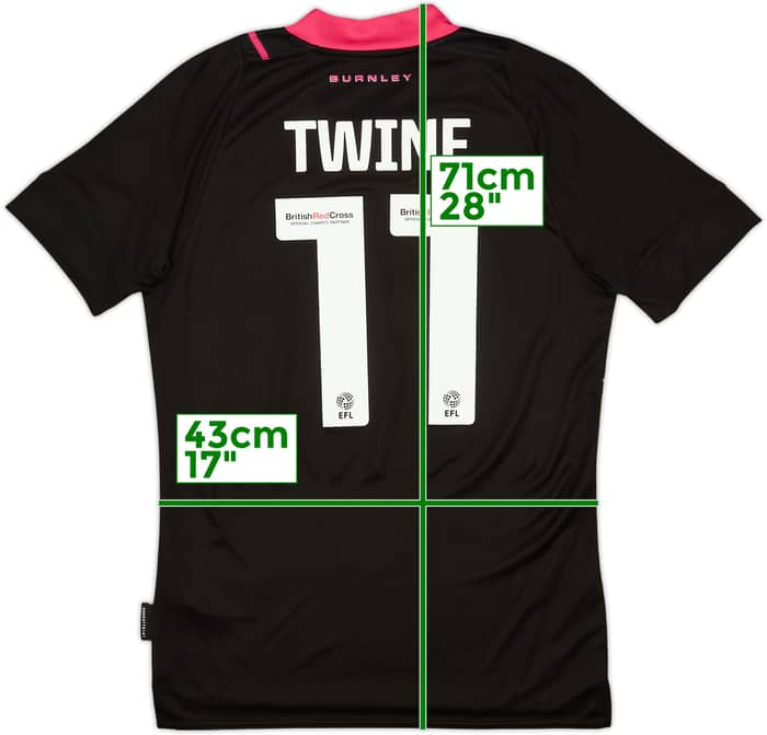 2022-23 Burnley Third Shirt Twine #11 - 9/10 - (S)