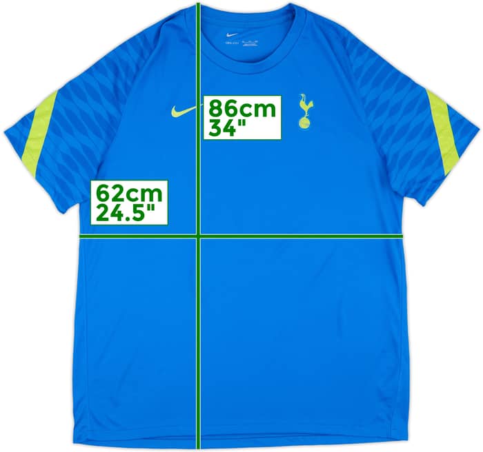 2021-22 Tottenham Hotspur Nike Training Shirt - 9/10 - (XXL)