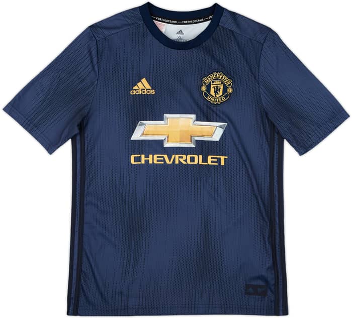 2018-19 Manchester United Third Shirt - 6/10 - (XL.Boys)