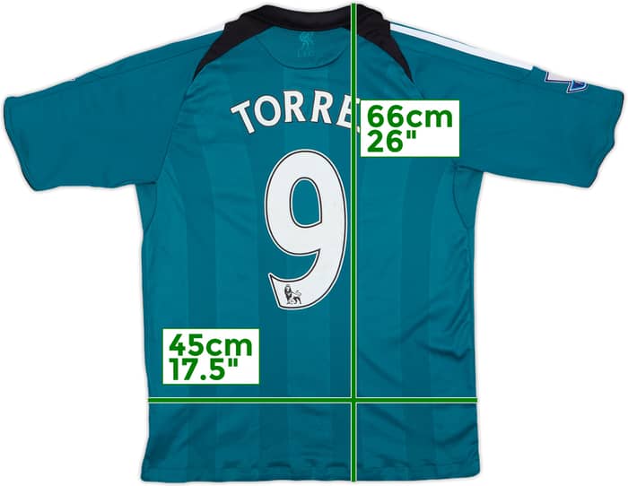 2008-09 Liverpool Third Shirt Torres #9 - 6/10 - (XL.Boys)